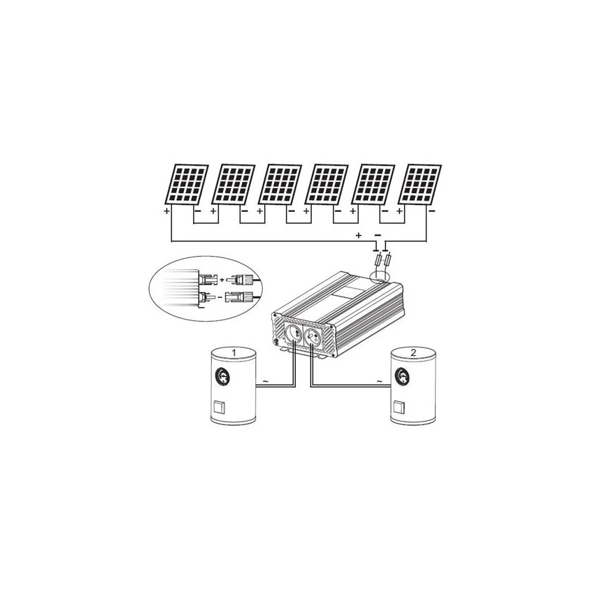 Invertor solar pentru încălzirea apei ECO Solar Boost Evo MPPT-4000 4kW