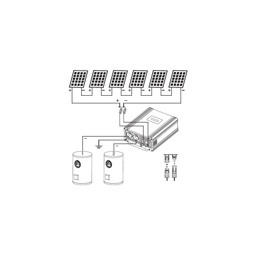 Invertor solar pentru încălzirea apei ECO Solar Boost Evo MPPT-4000 4kW PRO