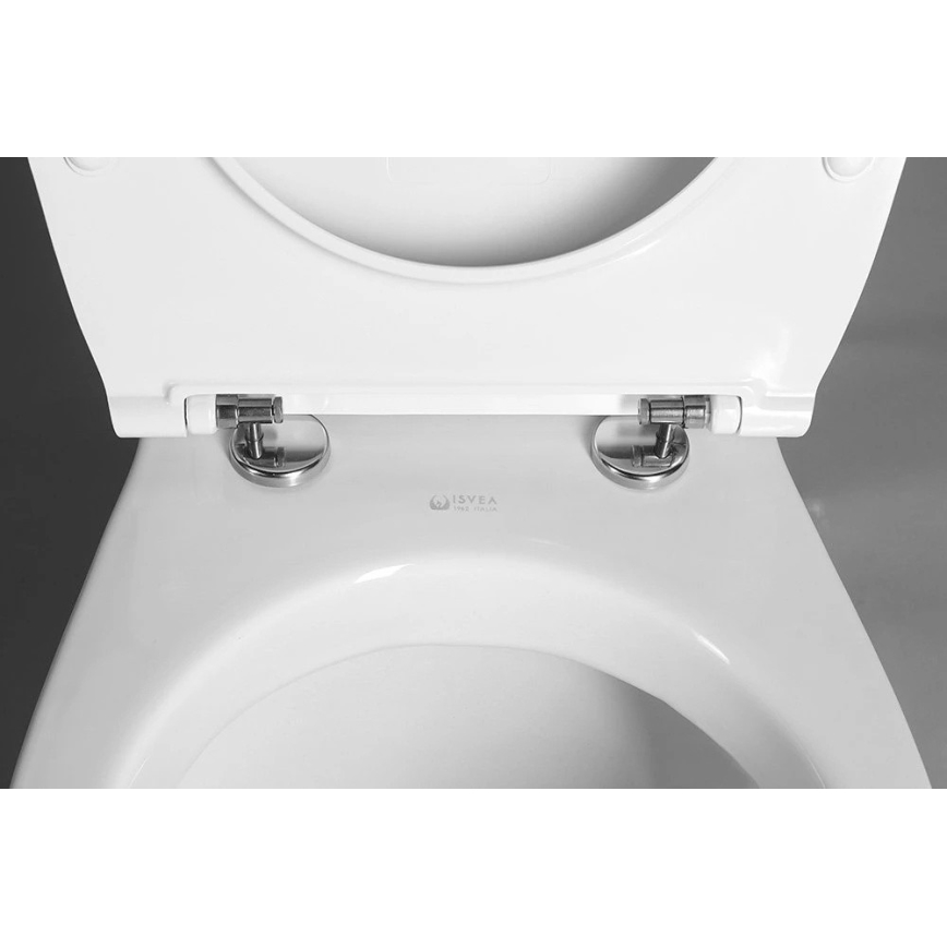 Isvea - Capac WC KAIRO SoftClose, alb