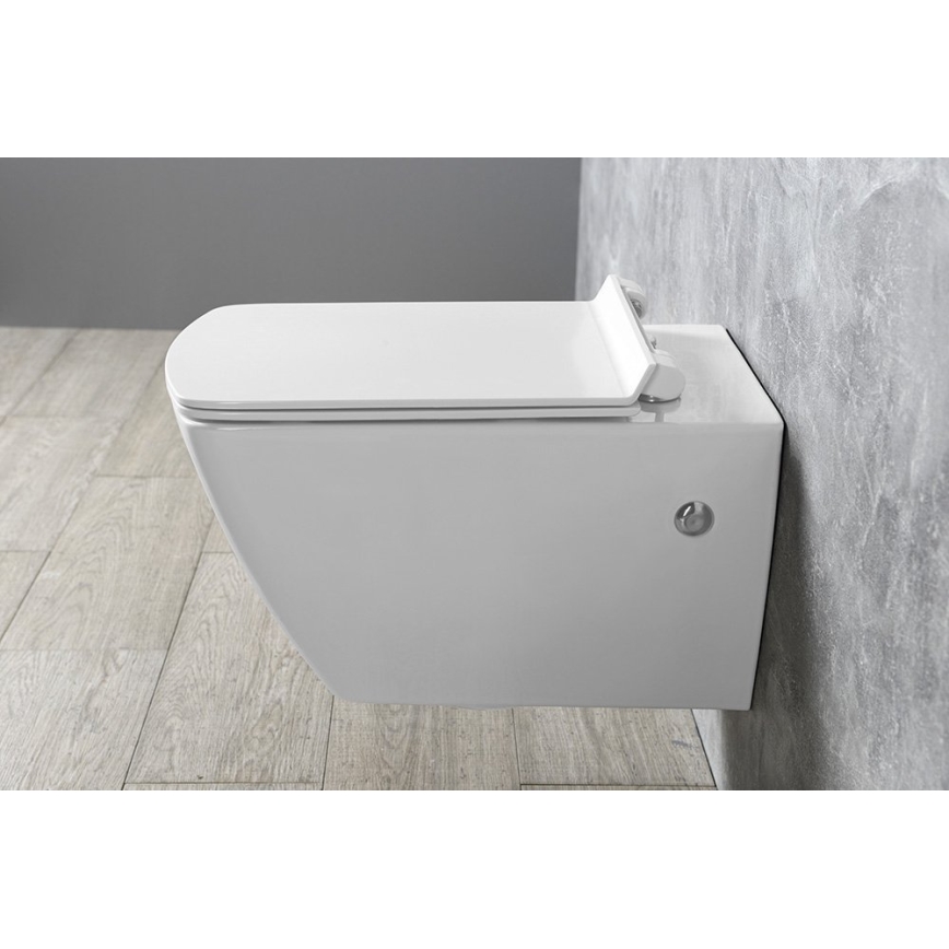 Isvea - Capac WC PURITY SoftClose, alb