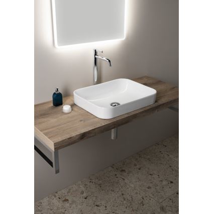 Isvea - Lavoar pentru blat AQUA 50x38 cm ceramică/alb