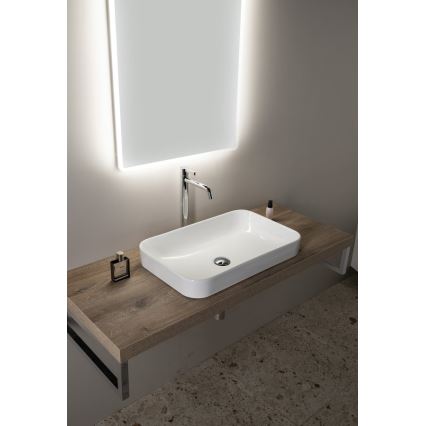 Isvea - Lavoar pentru blat AQUA 60x38 cm ceramică/alb