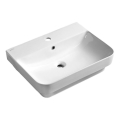 Isvea - Lavoar pentru blat SOTT AQUA 57x44 cm ceramică/alb