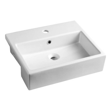 Isvea - Lavoar semi-încăstrat PURITY 50x42 cm ceramică/alb