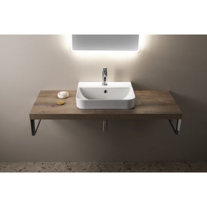 Isvea SOTT AQUA lavoar pentru blat 48x42 cm ceramică/alb