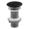 Isvea - Ventil de scurgere pentru chiuvetă Ø 7,2 cm, negru mat