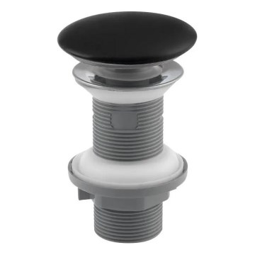 Isvea - Ventil de scurgere pentru chiuvetă Ø 7,2 cm, negru mat
