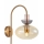 ITALUX - Aplica de perete FANDA 1xE27/40W/230V, auriu/bej fumuriu
