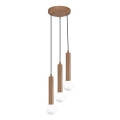 ITALUX - Candelabru suspendat pe cablu FILANO, 3x G9/5W/230V, maro