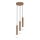ITALUX - Candelabru suspendat pe cablu FILANO, 3x G9/5W/230V, maro