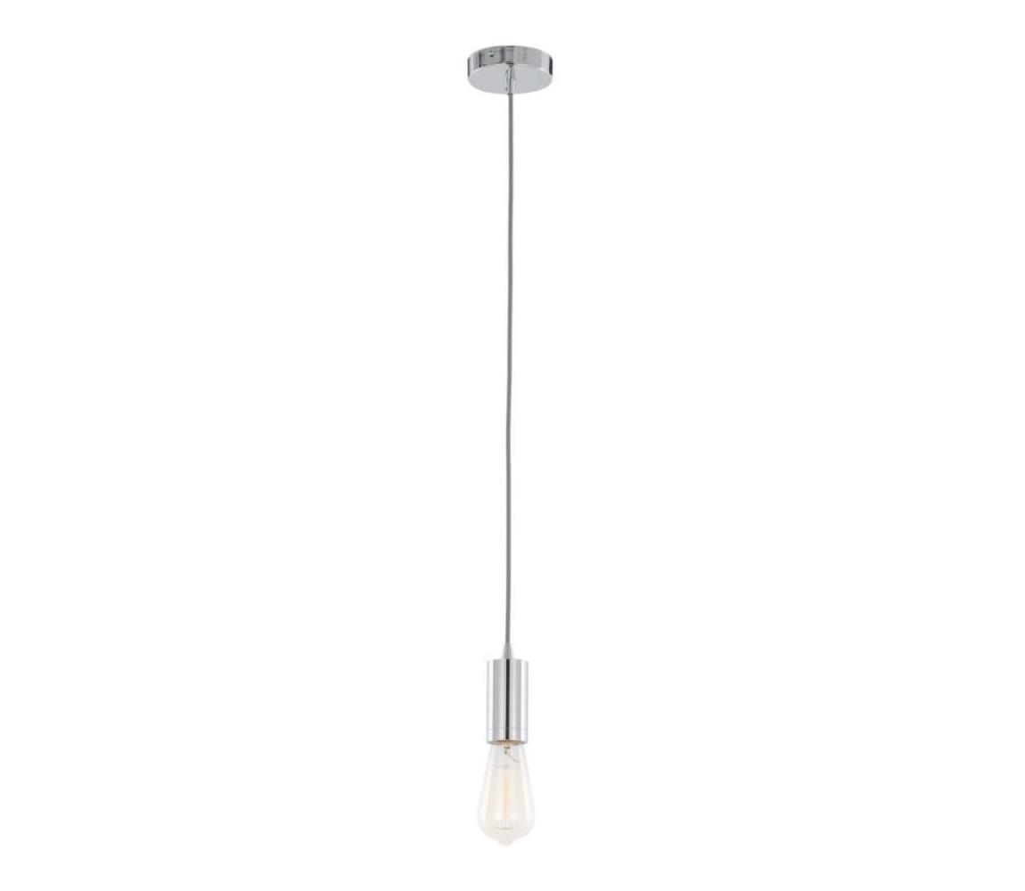 Lustră pe cablu MODERNA 1xE27/60W/230V crom DS-M-038 CHROME