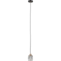 ITALUX - Lampă suspendată pe cablu TORNO 1xE14/40W/230V negru/auriu