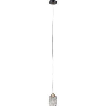 ITALUX - Lampă suspendată pe cablu TORNO 1xE14/40W/230V negru/auriu