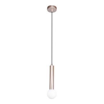 ITALUX - Lustră suspendată FILANO 1xG9/5W/230V aur roz