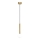 ITALUX - Lustră suspendată pe cablu FILANO 1xG9/5W/230V, aurie