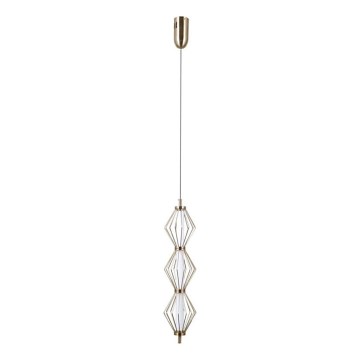 ITALUX - Lustră suspendată pe cablu SEVILLA LED/15W/230V 3000K, aurie