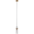 ITALUX - Lustră suspendată pe cablu TARASO 1xE14/40W/230V auriu
