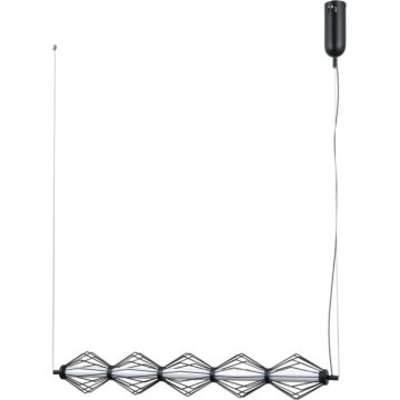 ITALUX - Lustru LED pe cablu SEVILLA LED/25W/230V 3000K negru