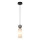 ITALUX - Lustru suspendat pe cablu SANTOS 1xG9/40W/230V negru