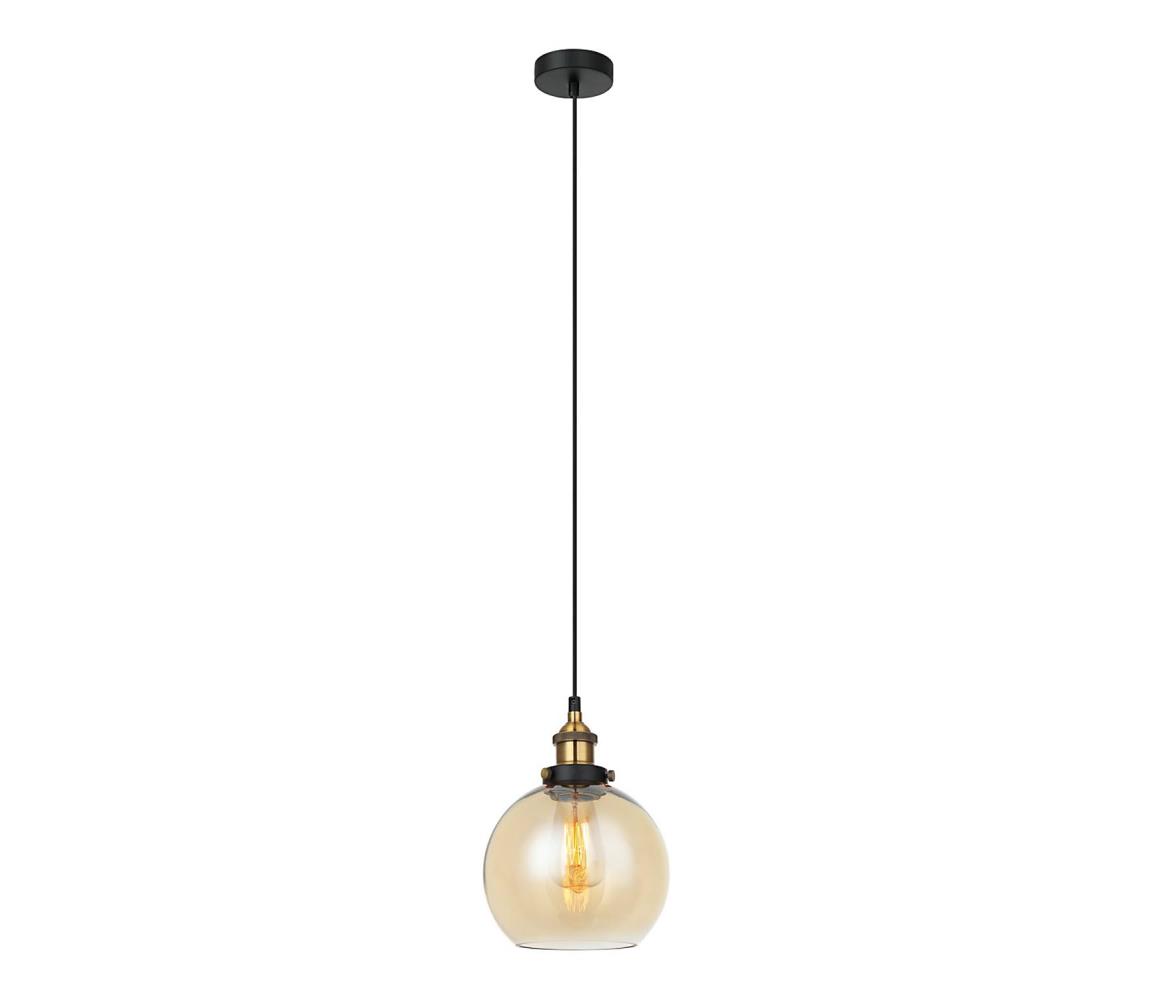 Lustră pe cablu CARDENA 1xE27/40W/230V  MDM-4330/1 GD+AMB
