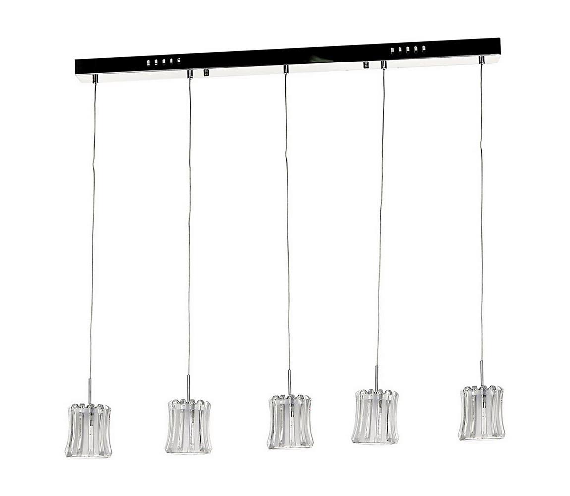 ITALUX MDM15302/5 - Lustră pe cablu SANTIAGO 5xG4/20W/230V