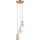 ITALUX - Pendul ALMA pe cablu 3xE27/40W/230V, auriu