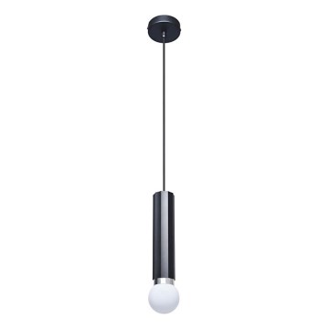 ITALUX - Pendul pe cablu MACERA 1xE27/40W/230V negru