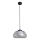 ITALUX - Pendul suspendat pe cablu AINALE 1xG9/7W/230V negru/fumuriu