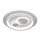 ITALUX - Plafonieră LED dimabilă PARCO, 55W, 230V, 3000–6500K, Ø 50 cm, albă + telecomandă