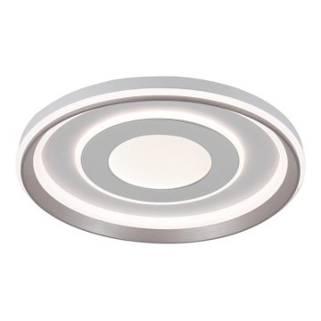 ITALUX - Plafonieră LED dimabilă SIMNI, 55W, 230V, 3000-6500K, diam. 50 cm, albă + telecomandă