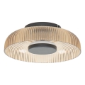 ITALUX - Plafonieră LED PASSO, 8W, 230V, 3000K, Ø25 cm, bej-fumuriu