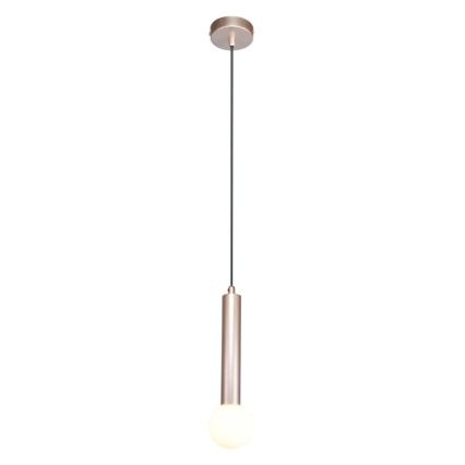 ITALUX - Lustră suspendată FILANO 1xG9/5W/230V aur roz