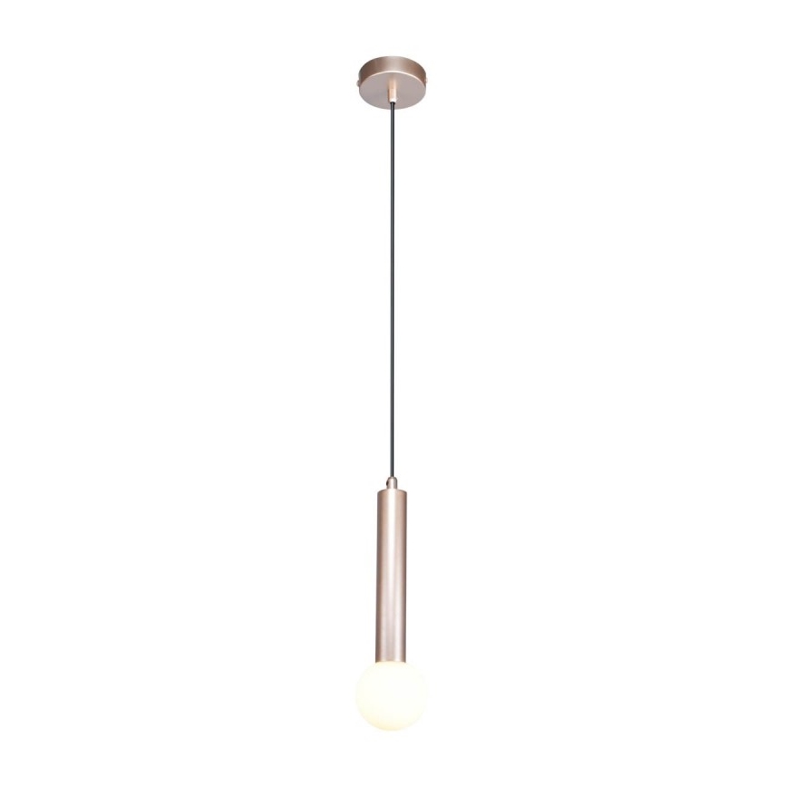 ITALUX - Lustră suspendată FILANO 1xG9/5W/230V aur roz