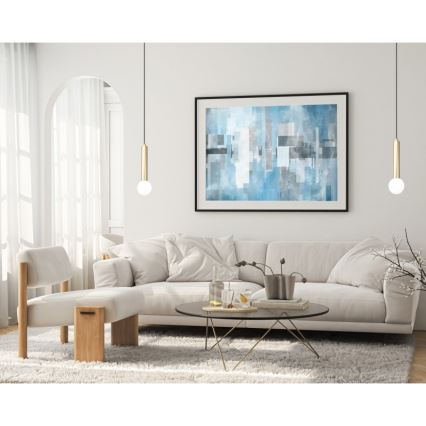 ITALUX - Lustră suspendată pe cablu FILANO 1xG9/5W/230V, aurie