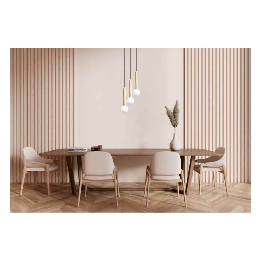 ITALUX - Lustra pe cablu FILANO 3xG9/5W/230V auriu