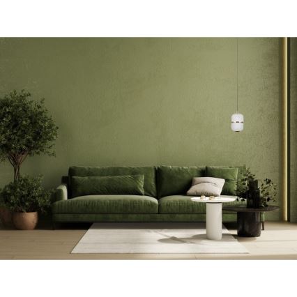 ITALUX ALANI - Lustră suspendată pe cablu LED, 6W, 230V, 3000K, negru/auriu