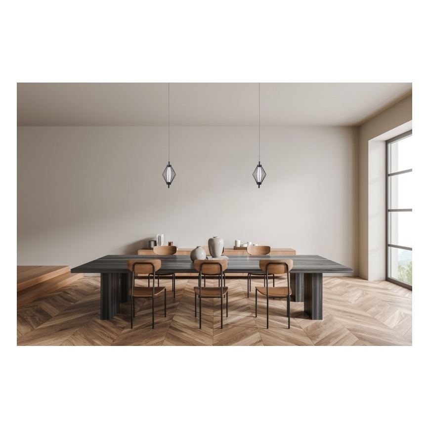ITALUX - Lustră LED suspendată pe cablu SEVILLA LED/5W/230V 3000K neagră