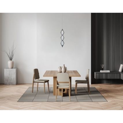 ITALUX - Lustru LED suspendat SEVILLA LED/15W/230V 3000K negru