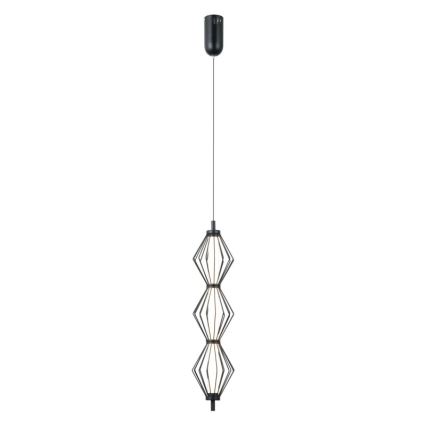 ITALUX - Lustru LED suspendat SEVILLA LED/15W/230V 3000K negru