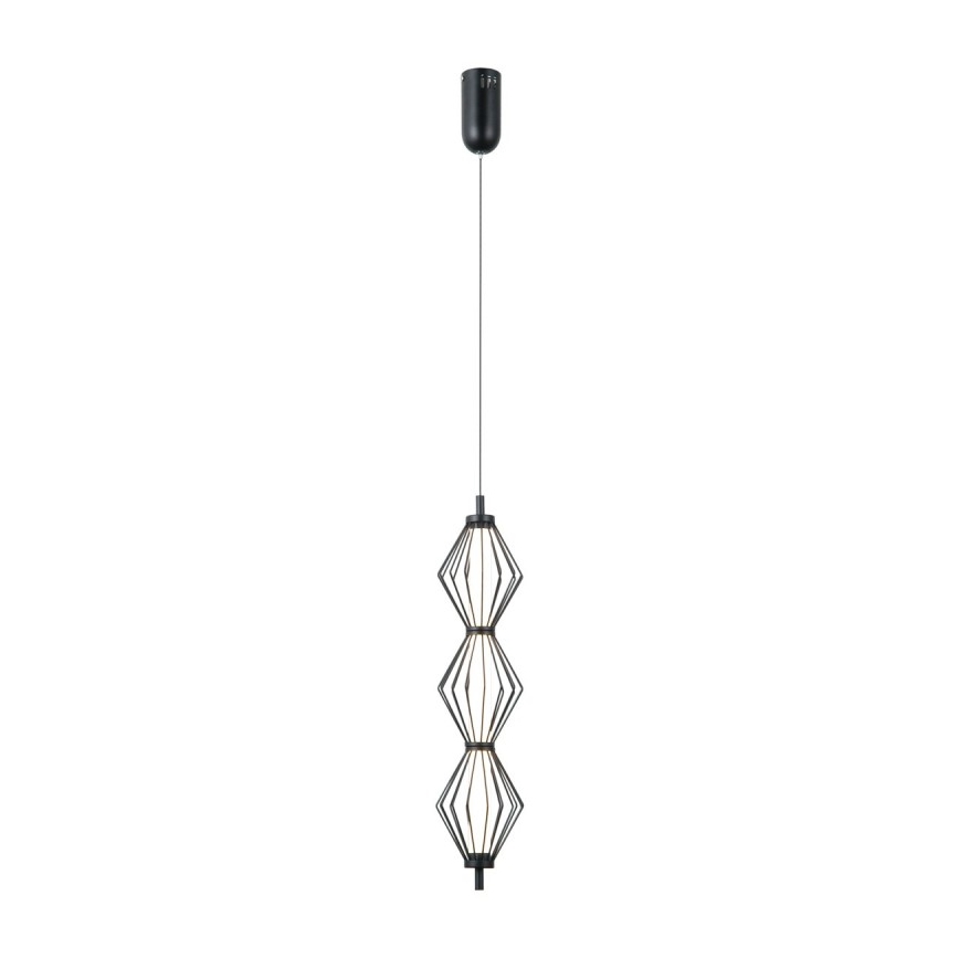 ITALUX - Lustru LED suspendat SEVILLA LED/15W/230V 3000K negru