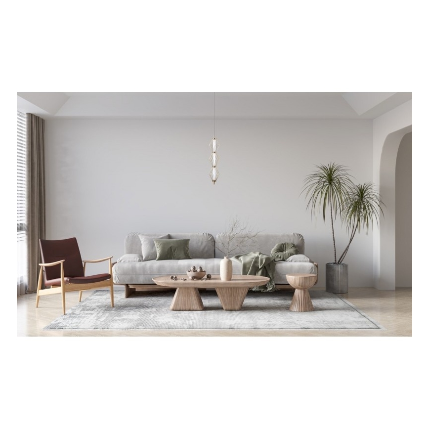 ITALUX - Lustră suspendată pe cablu SEVILLA LED/15W/230V 3000K, aurie