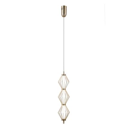 ITALUX - Lustră suspendată pe cablu SEVILLA LED/15W/230V 3000K, aurie