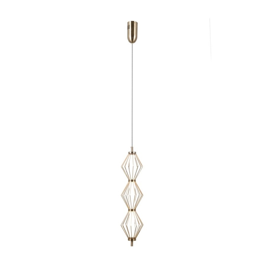 ITALUX - Lustră suspendată pe cablu SEVILLA LED/15W/230V 3000K, aurie