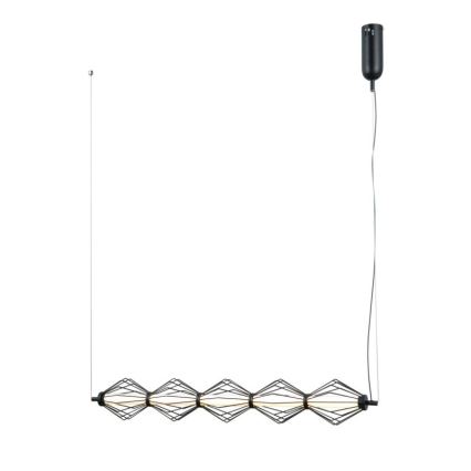 ITALUX - Lustru LED pe cablu SEVILLA LED/25W/230V 3000K negru