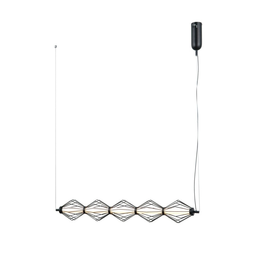 ITALUX - Lustru LED pe cablu SEVILLA LED/25W/230V 3000K negru