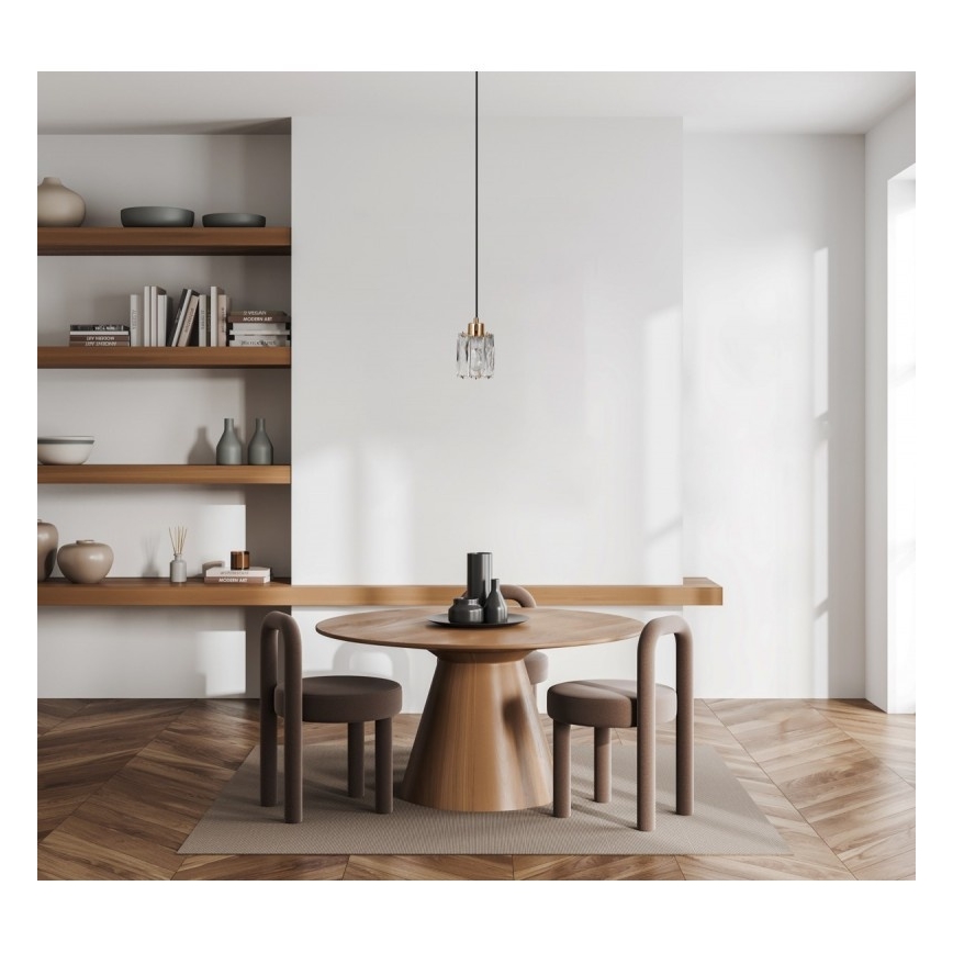 ITALUX - Lampă suspendată pe cablu TORNO 1xE14/40W/230V negru/auriu