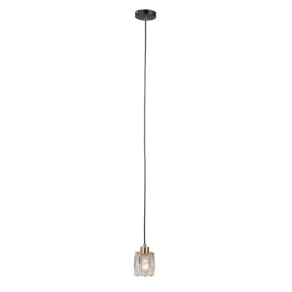 ITALUX - Lampă suspendată pe cablu TORNO 1xE14/40W/230V negru/auriu