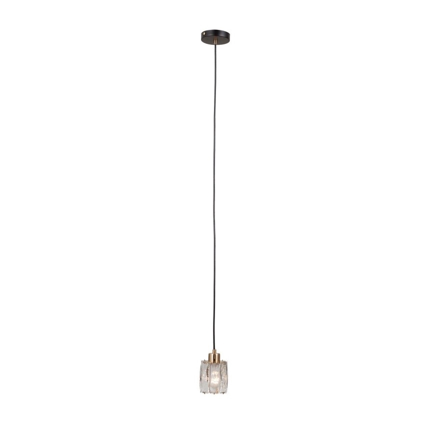 ITALUX - Lampă suspendată pe cablu TORNO 1xE14/40W/230V negru/auriu