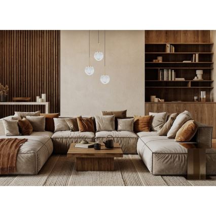 ITALUX - Lustră suspendată pe cablu PADRI 3xG9/5W/230V, auriu