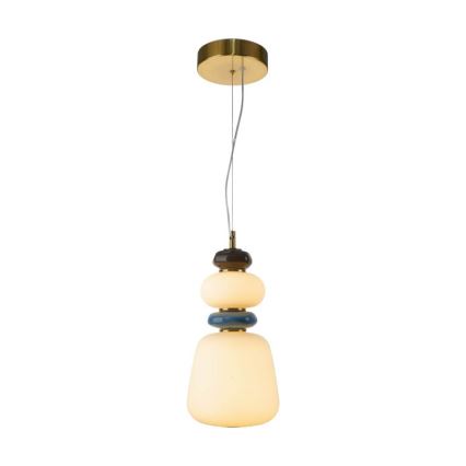 ITALUX - Lustra suspendată pe cablu EVANS LED, 12W, 230V, 3000K, auriu/alb
